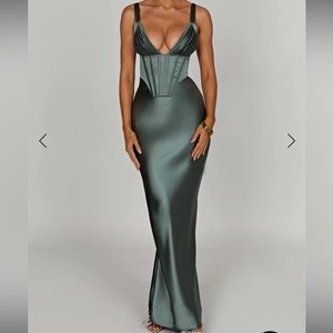 SHAE MAXI DRESS - SAGE